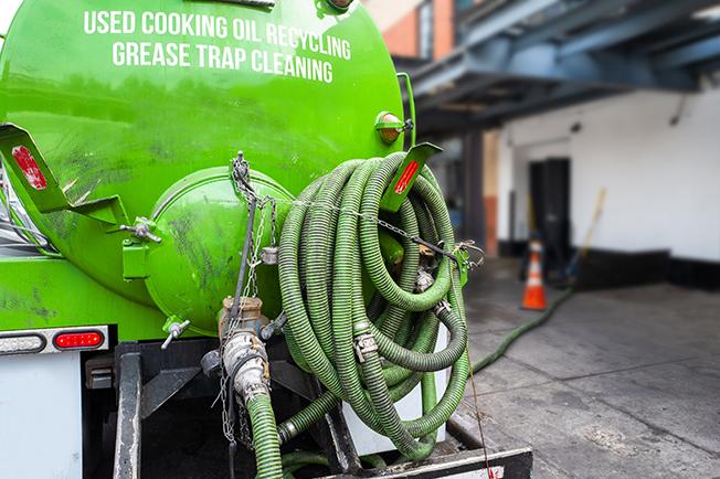 crew at Grease Trap Cleaning of Mustang